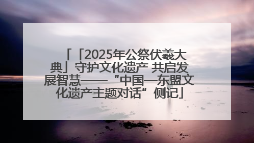 「2025年公祭伏羲大典」守护文化遗产 共启发展智慧——“中国—东盟文化遗产主题对话”侧记
