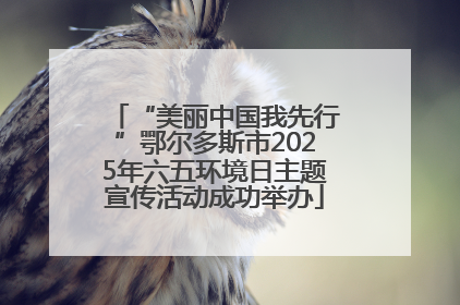 “美丽中国我先行”鄂尔多斯市2025年六五环境日主题宣传活动成功举办