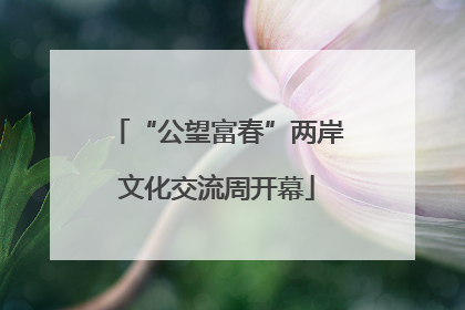 “公望富春”两岸文化交流周开幕