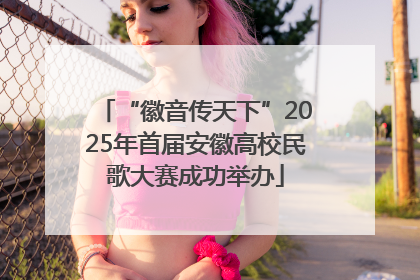 “徽音传天下”2025年首届安徽高校民歌大赛成功举办