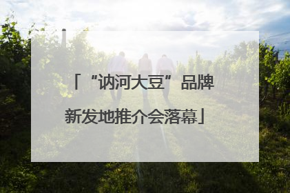 “讷河大豆”品牌新发地推介会落幕