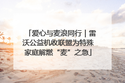 爱心与麦浪同行｜雷沃公益机收联盟为特殊家庭解燃“麦”之急