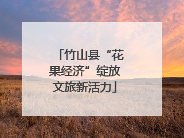 竹山县“花果经济”绽放文旅新活力
