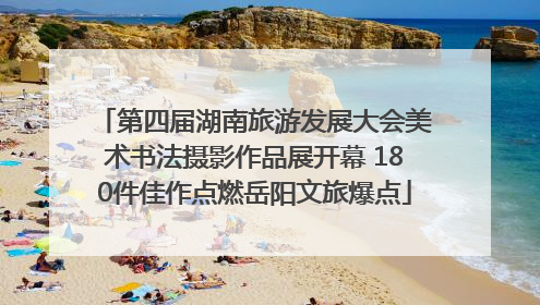 第四届湖南旅游发展大会美术书法摄影作品展开幕 180件佳作点燃岳阳文旅爆点