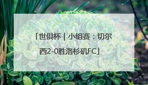 世俱杯｜小组赛：切尔西2-0胜洛杉矶FC