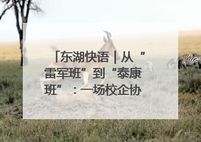 东湖快语｜从“雷军班”到“泰康班”：一场校企协同的“接力赛”