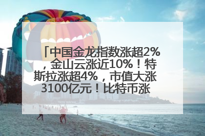 中国金龙指数涨超2%，金山云涨近10%！特斯拉涨超4%，市值大涨3100亿元！比特币涨回11万美元关口