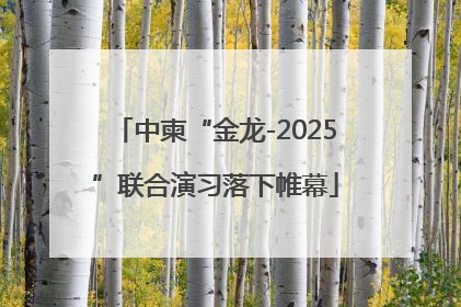 中柬“金龙-2025”联合演习落下帷幕