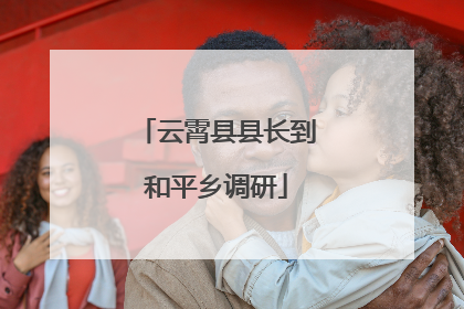 云霄县县长到和平乡调研