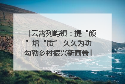 云霄列屿镇：提“颜”增“质” 久久为功勾勒乡村振兴新画卷
