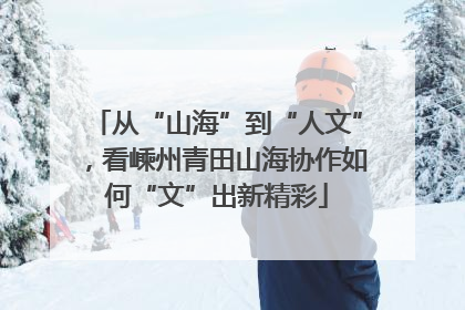 从“山海”到“人文”，看嵊州青田山海协作如何“文”出新精彩
