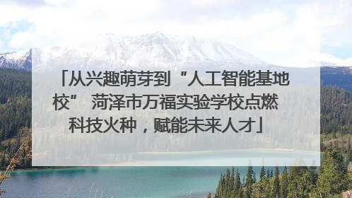 从兴趣萌芽到“人工智能基地校” 菏泽市万福实验学校点燃科技火种，赋能未来人才