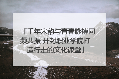 千年宋韵与青春脉搏同频共振 开封职业学院打造行走的文化课堂