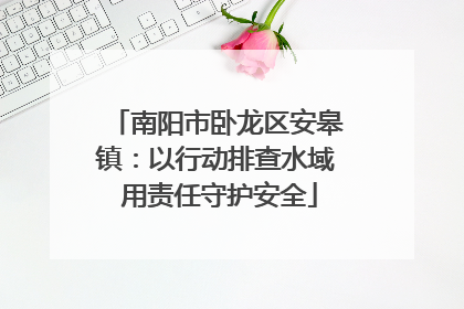 南阳市卧龙区安皋镇：以行动排查水域 用责任守护安全