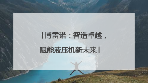 博雷诺：智造卓越，赋能液压机新未来