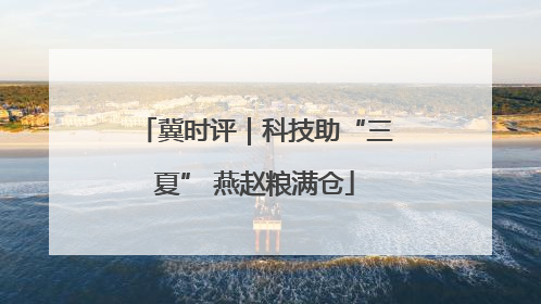 冀时评｜科技助“三夏” 燕赵粮满仓
