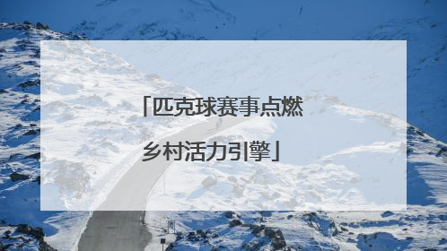 匹克球赛事点燃乡村活力引擎