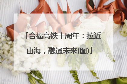 合福高铁十周年：拉近山海，融通未来(图)