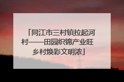 同江市三村镇拉起河村——田园织锦产业旺 乡村焕彩文明浓
