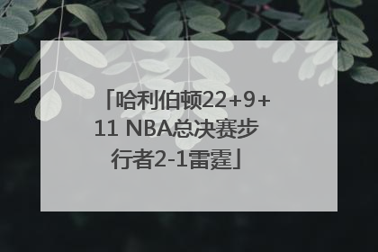 哈利伯顿22+9+11 NBA总决赛步行者2-1雷霆