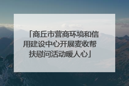 商丘市营商环境和信用建设中心开展麦收帮扶慰问活动暖人心
