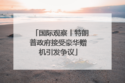 国际观察丨特朗普政府接受豪华赠机引发争议