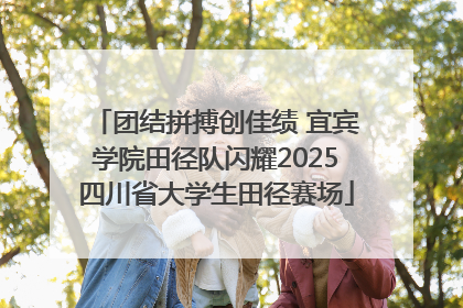 团结拼搏创佳绩 宜宾学院田径队闪耀2025四川省大学生田径赛场
