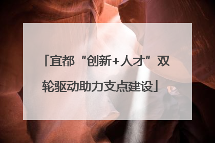 宜都“创新+人才”双轮驱动助力支点建设