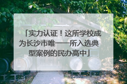 实力认证！这所学校成为长沙市唯一一所入选典型案例的民办高中