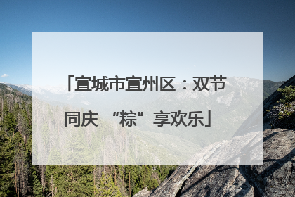 宣城市宣州区：双节同庆 “粽”享欢乐
