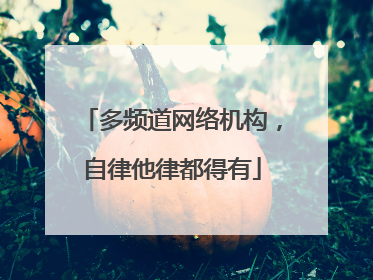 多频道网络机构，自律他律都得有