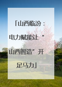 山西临汾：电力赋能让“山西智造”开足马力
