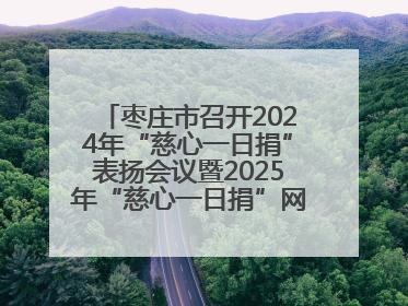 枣庄市召开2024年“慈心一日捐”表扬会议暨2025年“慈心一日捐”网络募捐动员会议