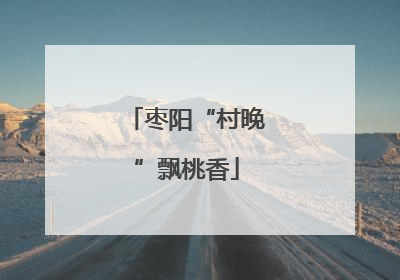 枣阳“村晚”飘桃香