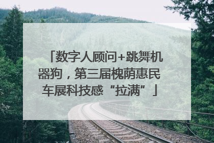数字人顾问+跳舞机器狗，第三届槐荫惠民车展科技感“拉满”