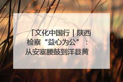 文化中国行｜陕西检察“益心为公”：从安塞腰鼓到洋县黄酒的非遗守护
