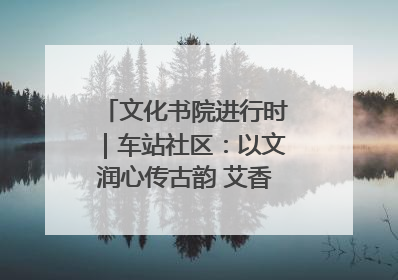 文化书院进行时｜车站社区：以文润心传古韵 艾香氤氲睦邻情