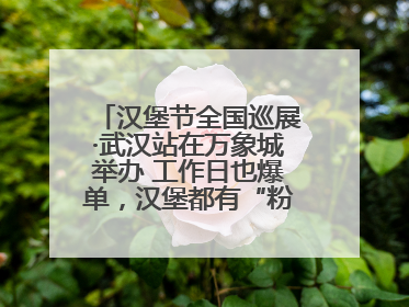 汉堡节全国巡展·武汉站在万象城举办 工作日也爆单，汉堡都有“粉丝群”