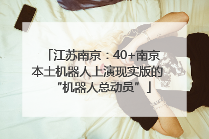 江苏南京：40+南京本土机器人上演现实版的“机器人总动员”