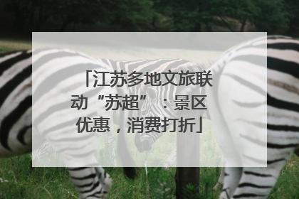 江苏多地文旅联动“苏超”：景区优惠，消费打折