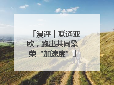 漫评｜联通亚欧，跑出共同繁荣“加速度”