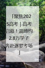聚焦2025高考｜高考启幕！淄博约2.8万学子奔赴逐梦考场