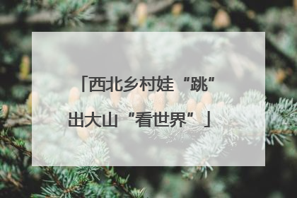 西北乡村娃“跳”出大山“看世界”
