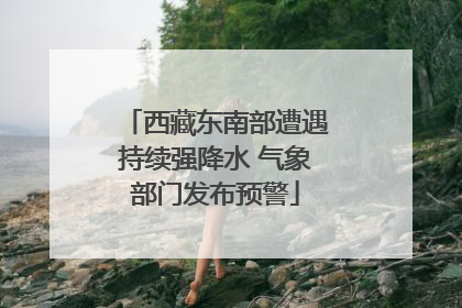 西藏东南部遭遇持续强降水 气象部门发布预警