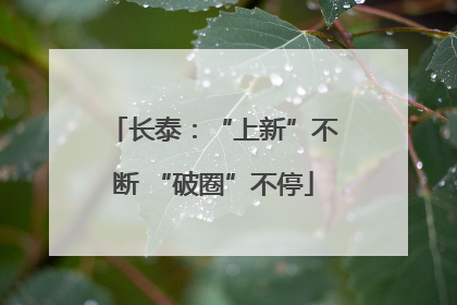 长泰：“上新”不断 “破圈”不停