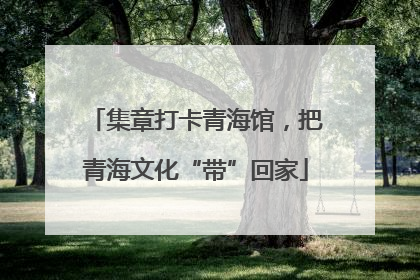 集章打卡青海馆，把青海文化“带”回家
