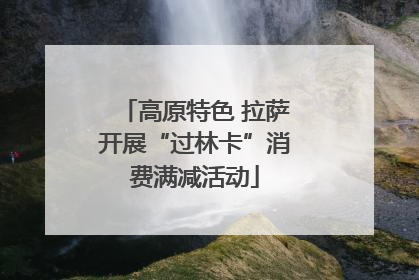 高原特色 拉萨开展“过林卡”消费满减活动