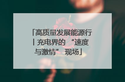 高质量发展能源行丨充电界的 “速度与激情” 现场