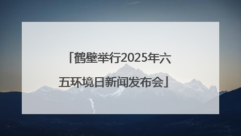 鹤壁举行2025年六五环境日新闻发布会