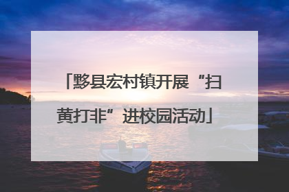 黟县宏村镇开展“扫黄打非”进校园活动